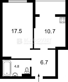 Актуальна! Голосіівський р-н, Феодосійська 1А, 1-к, Деміівська