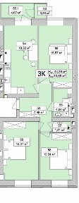 Продаж 3к квартири 82 м. кв