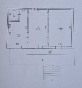 Оренда приміщення н/ф 1 поверх 56,2кв. (поділ на 2) вул. Княжий Затон12