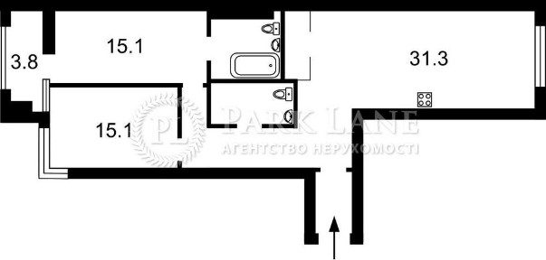 Реальна 2к 82м2 Берестейський Перемоги проспект 42а <a href='/newbuilding/531/view/zk-crystal-park'>Crystal Park</a> Tower