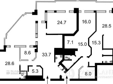 Велика Васильківська вулиця, район Голосіївський, Київ, метро Олімпійська, вул. Велика Васильківська 72, приміщень - 7, поверх - 24 • ID 32174796