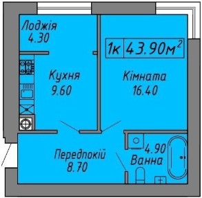 ТЕРМІНОВИЙ ПРОДАЖ! Одно кімнатної квартири, ЖК Скандинавія-1. ПЕРША ЧЕРГА