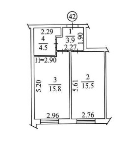 Продаж 1 к. кв. з ремонтом ЖК 