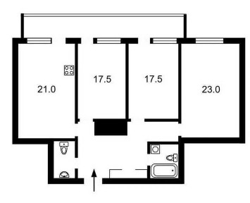 Продаж 3к-квартири бул. Лесі Українки, 7в, ЖК Jack House, 110 м²