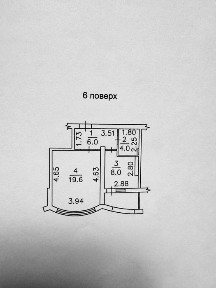 1К квартира, Іванова 18, 6 поверх