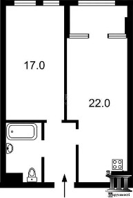 Центр 1-кімнатна 53 кв. м, Манхеттен/Manhattan, Берестейський 11, Цирк, метро Політех