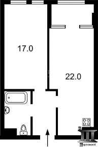 Центр 1-кімнатна 53 кв. м, Манхеттен/Manhattan, Берестейський 11, Цирк, метро Політех
