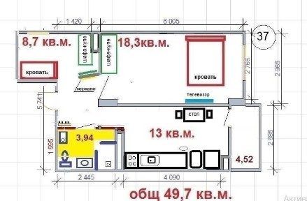 2-х кімнатна 50 кв. м. Софія, 5 поверх 10 поверх-го. Волошкова18/1. Від власника без комісії!