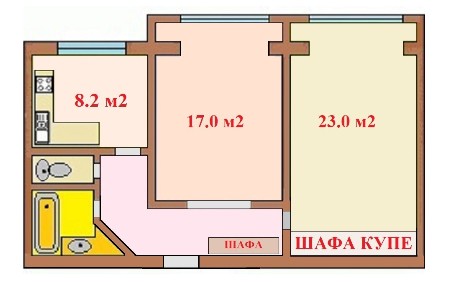 Аренда 2-комнатной квартиры 60 м², Кудряшова ул., 7Б