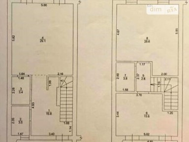 Продаж 2 поверхового таунхауса з ділянкою на 3.9 сотки, 99.4 кв. м, 2 кімнати, на вул. Загорська • ID 32858549