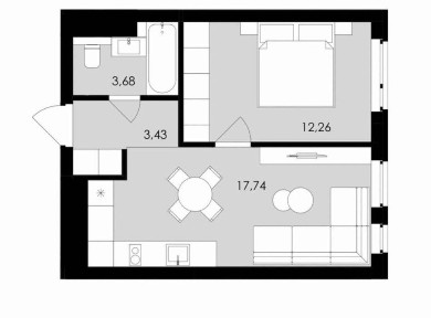 Продаж 1-к квартири 38 м/ЖК Авалон Холідей One/Сокільники/вул. Г. Майдану