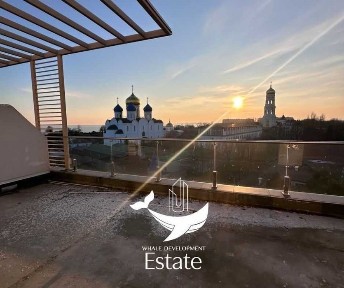 Однокомнатная квартира с террасой в ЖК Маринист. Вид на монастырь и море