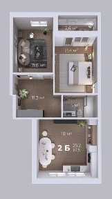 Продам 2х кімнатну квартиру від власника