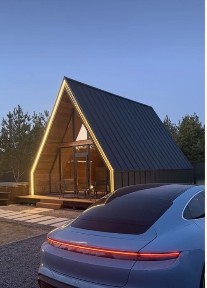 Продам дом A-Frame 77 m2 рядом с рекой.
