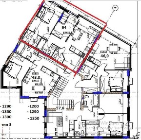 Продаж 2 кімнатна квартира, з балконом, вигляд на озеро, вітражні вікна. Готовий будинок. Розтермінування 5 років