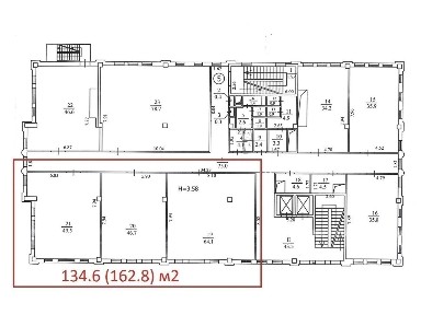 Аренда офиса 163 м², Верхний Вал ул.