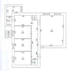 Аренда офиса 130 м², Петрова Генерала ул.