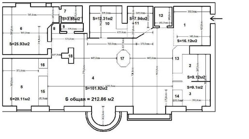 Оренда офісу 218.5 м², Інститутська вул., 18А