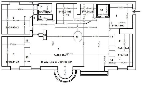 Оренда офісу 200.1 м², Інститутська вул., 18А