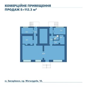 Комерційне приміщення на пр. Металлургів, недалеко від McDonald's.