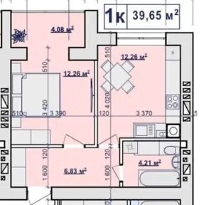 1-кімнатна в новобудові, вул. Чорновола