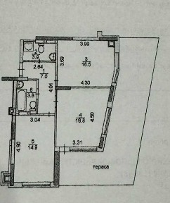 Аренда 2-комнатной квартиры 85 м², Богатырская ул., 30 К1