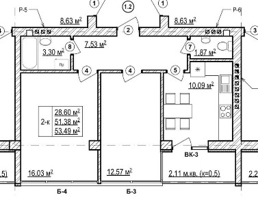 Продаж 2-к квартири 53,5 м/ЖК Лісова Гармонія/Брюховичі