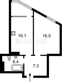 Продаж! 1-к квартира в 1 секції! ЖК Podil Plaza&Residence