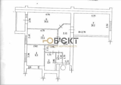 Простора 3-кімнатна квартира, 79.6 м2, ЖК Мира-3, м. ХТЗ, єВідновлення+