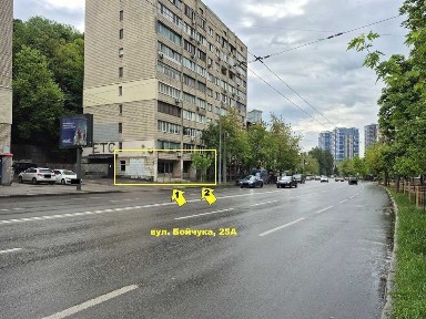 Оренда фасадного приміщення 127м2 на 1 поверсі, Печерськ, вул. Бойчука (Кіквідзе)
