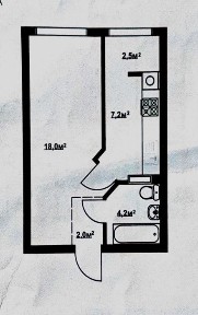 Продаж 1К квартири ЖК <a href='/newbuilding/6536/view/zk-blagorod'>Благород</a> | 34,4 м² | 5 поверх