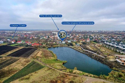 Продаж котеджів дуплекс с. Сокільники KM Lake House Sokilnyky