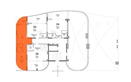Продаж 1-К квартири 42.69м² в ЖК БІЗНЕС класу