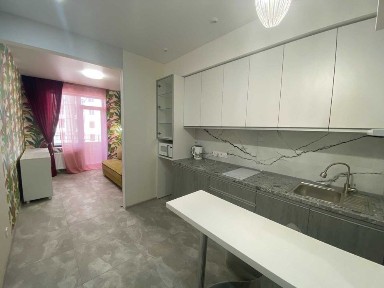 Однокомнатная студия терраса Фонтанская дорога Посейдон <a href='/newbuilding/1176/view/kg-zolotoi-bereg'>Золотой Берег</a>