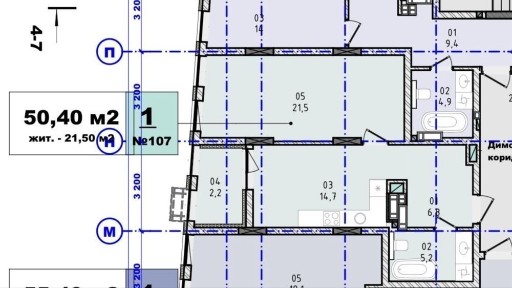 БЕЗ КОМІСІЇ 960$ за м2 Продаж 1,5-кімнатної квартири у ЖК Nova City (І черга) переуступка