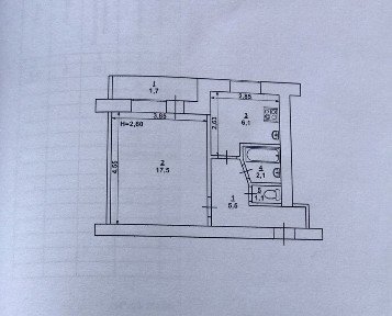 Продаж 1- кімн. квартири П. Глазового Вечірній