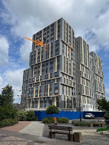 Квартира з краєвидом в ЖК “One House”, 3-кімнатна, 87,7 кв. м.
