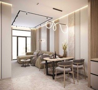 Пропонується до продажу кутова квартира площею 46,24 м²