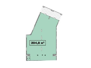 Продаж офісного приміщення 204.85 кв. м. на 2 поверсі на вул. Кришталева 1Б, багатоповерхова будівля • ID 32955553
