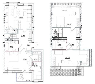 Простора дворівнева трикімнатна квартира 145м2, ЖК Desna Park, Зазим'я