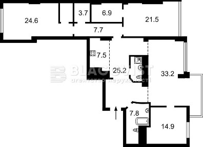 Без%! Продається 4-х кімн (160 м2) квартира в ЖК «Новопечерські Липки»