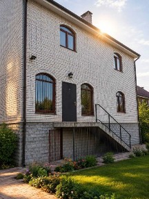 Цегляний будинок в Пухівці Київська область біля річки