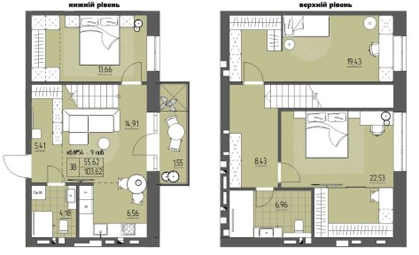Квартира 3к лише за 695$ за м² у зданому будинку!