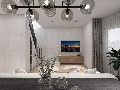 Продаж дворівневої квартири 218,5 м² з мансардою, газовим опаленням та дизайн-проєктом».