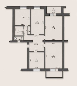 Продажа 4-комнатной квартиры 79.8 м², 10