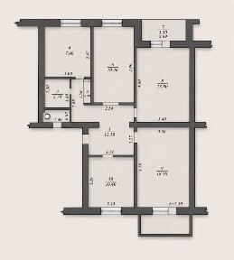 Продажа 4-комнатной квартиры 79.8 м², 10