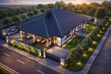 Котедж AURA з міськими комунікаціями. Розтермінування на 2 роки. Масив Макарова