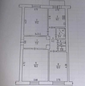 Продаж гарної 3-кімн. квартири р-н ЖД