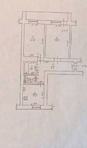 2 комн -48 метров. Центр. 10/11 эт. ГАЗ. ул. Бугаёвская