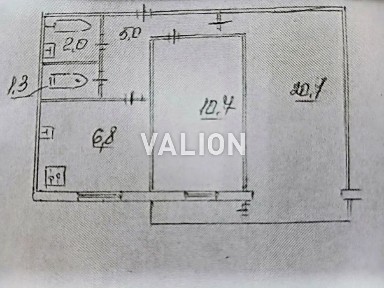 Без % Продаж 2-кімнатної 45,9 м2 з ГАЗОМ, вул. Шолом-Алейхема, 7/20. Метро Лісова